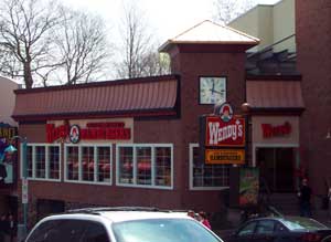 Wendy's on Clifton Hill in Niagara Falls