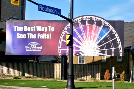 Skywheel billboard