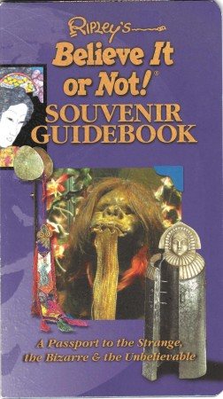 Ripley's Believe It or Not! Souvenir Guidebook 01