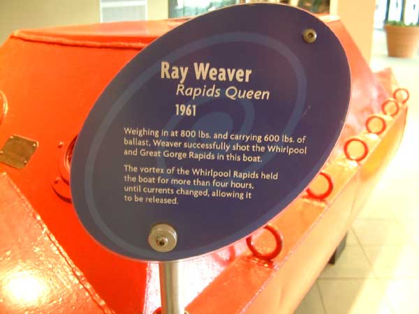 Ray Weaver's Rapids Queen sign