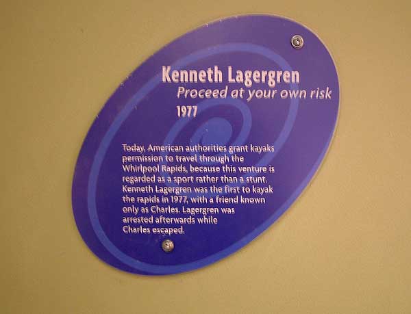 Kenneth Lagergren Proceed at your own risk sign