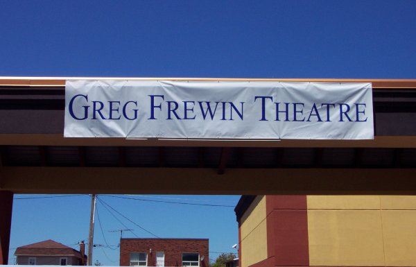Greg Frewin Theatre sign