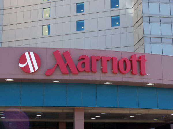 Marriott Niagara Falls Fallsview Resort and Spa sign