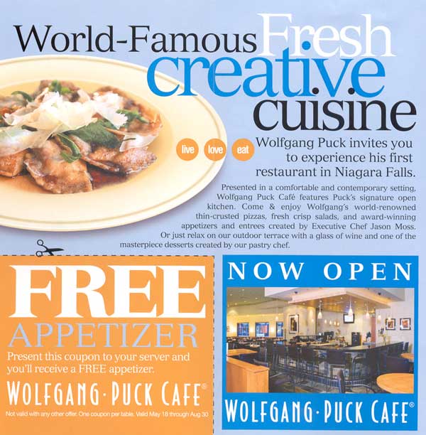 Wolfgang Puck flier page 2