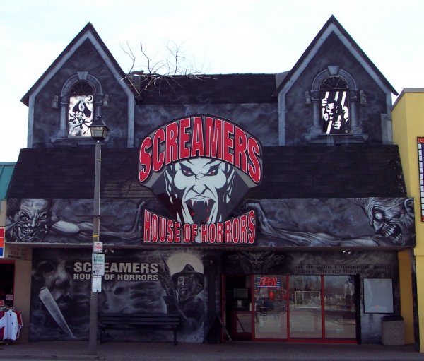 Screamers House of Horrors street front