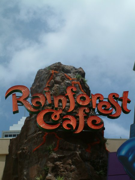Rainforest Cafe volcano