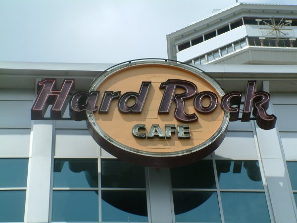 Hard Rock Cafe front sign