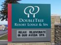 Doubletree Resort Lodge and Spa Fallsview sign