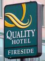 Quality Hotel Fireside sign