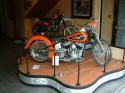 Motorcycle in lobby of Classic Iron Motorcycle Museum