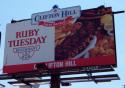 Ruby Tuesday billboard